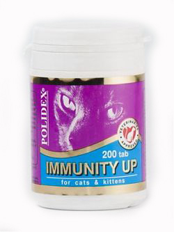 POLIDEX Immunity Up для кошек и котят 200 таблеток