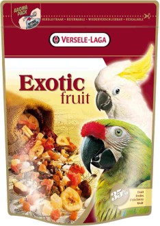 VERSELE-LAGA лакомство Exotic Fruit для крупных попугаев с фруктами 600 г