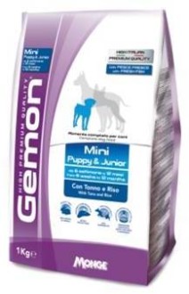 Gemon Dog Mini корм для щенков мелких пород тунец с рисом