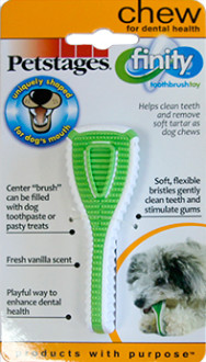 Petstages игрушка для собак Finity Dental Chew зубная щетка 9 см очень маленькая