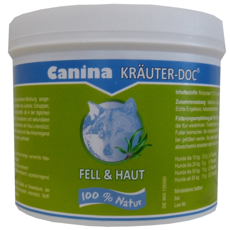 Canina KrauterDoc FELL&HAUT Добавка для здоровья кожи и шерсти собак
