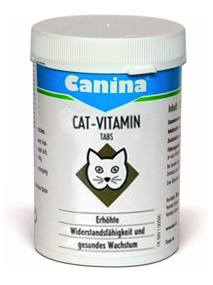 Canina Vitamin Tabs витаминная добавка для кошек