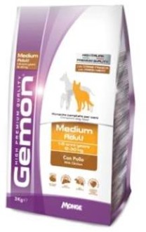 Gemon Dog Medium корм для взрослых собак средних пород с курицей