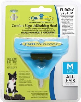 FURminator FURflex насадка против линьки M, для собак средних пород