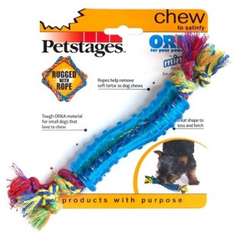 Petstages игрушка для собак Mini "ОРКА палочка" 18 см маленькая