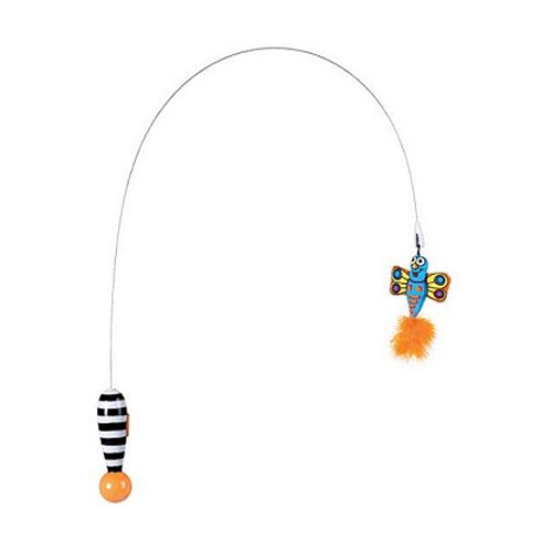 Fat Cat CatFisher Whipper Snapper Toy Wand Удочка-дразнилка для кошек с кошачьей мятой MK610146