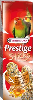 VERSELE-LAGA палочки для средних попугаев Prestige с орехами и медом 2х70 г