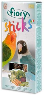 FIORY палочки для средних попугаев Sticks с овощами 2х60 г