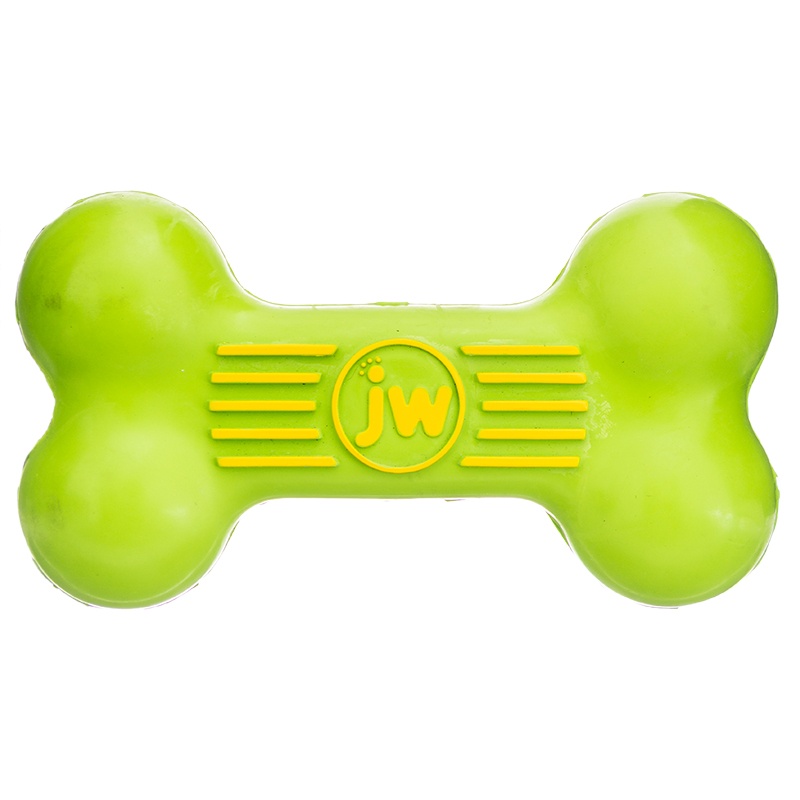 JW iSqueak Bone косточка с пищалкой для собак каучук, фото №3 JW iSqueak Bone косточка с пищалкой для собак каучук, фото №3