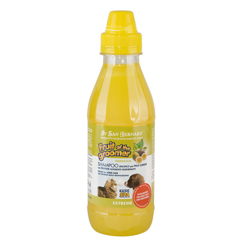 Iv San Bernard Fruit шампунь "маракуйя" для длинной шерсти с протеинами шелка
