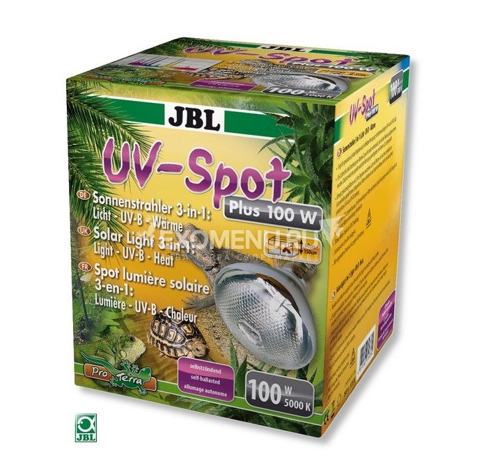 JBL SOLAR UV-Spot plus 100W - Ультрафиолетовая лампа-спот со спектром дневного света, 100 ватт