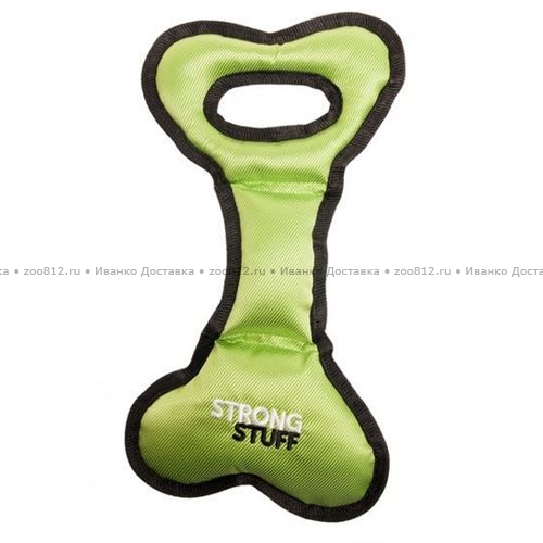 Karlie Strong Stuff игрушка для собак зеленая кость