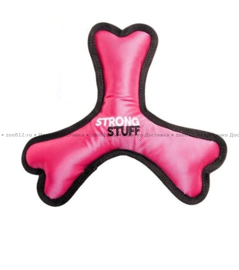 Karlie Strong Stuff игрушка для собак розовая кость
