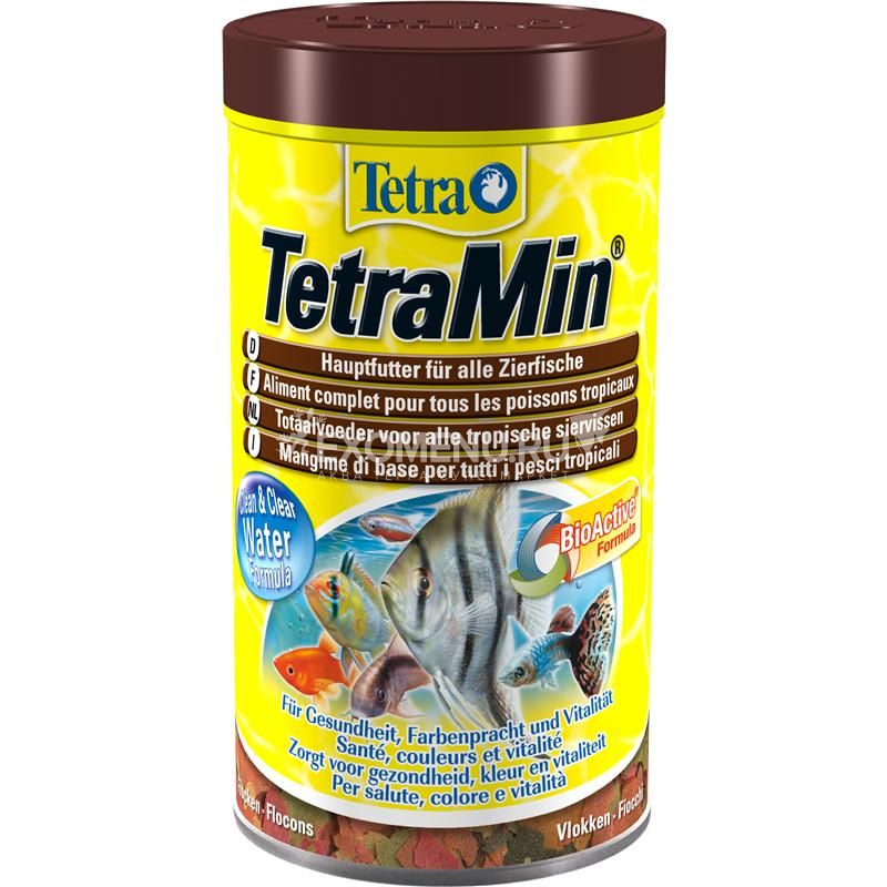 Корм основной для всех видов рыб Tetra Min  500ml хлопья