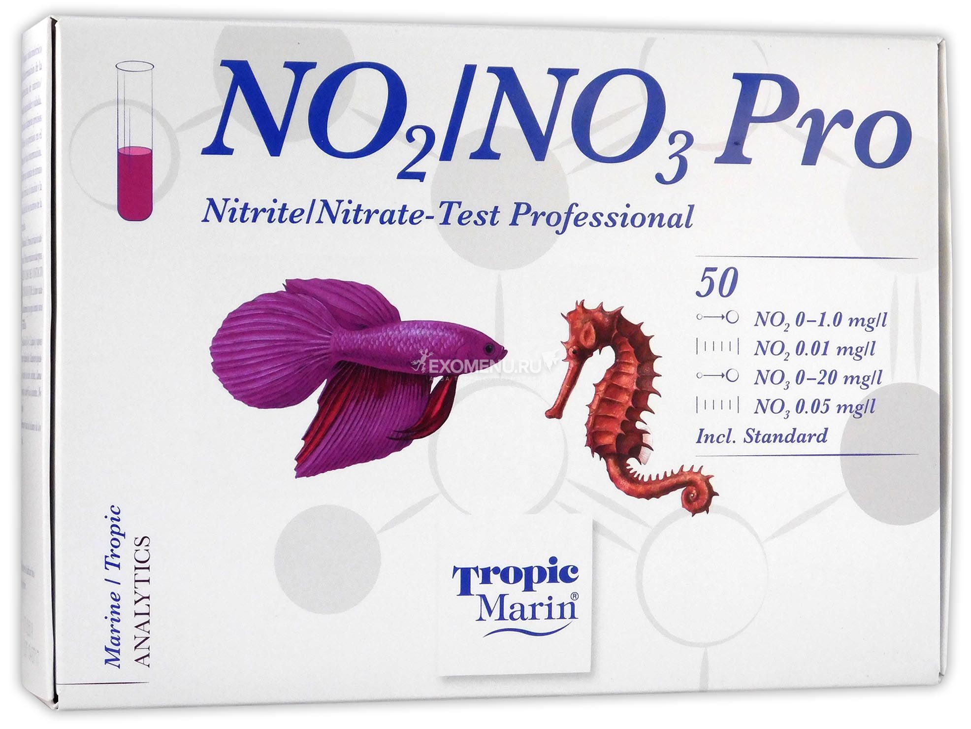 No2/No3 Pro, Nitrite/Nitrate - Test Professional, тест для высокоточного определения концентрации...