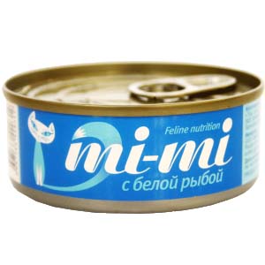 Mi-Mi для кошек с белой рыбой