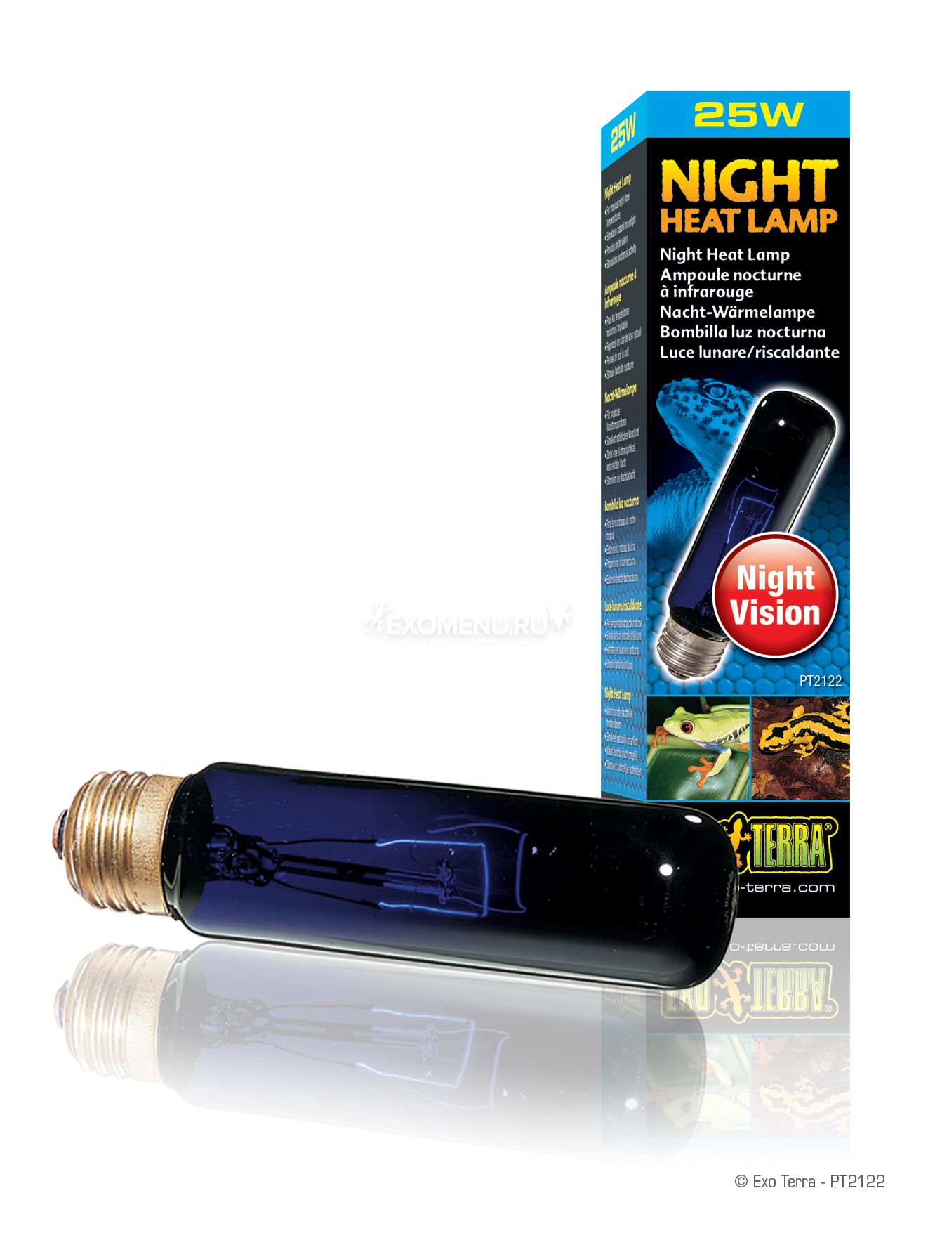 Лампа лунного света  Night Glo, Т 10, 25 Вт