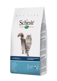 Schesir Hairball сухой корм для длиннешерстных кошек (с курицей)