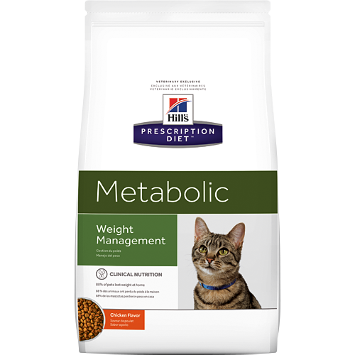 Корм Hill's Prescription Diet metabolic сухой диетический для кошек, способствует снижению и контролю веса, с курицей