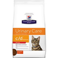 Корм Hill's Prescription Diet c/d Multicare Urinary Stress сухой диетический, для кошек при профилактике цистита и мочекаменной болезни (МКБ), в том числе вызванной стрессом, с курицей