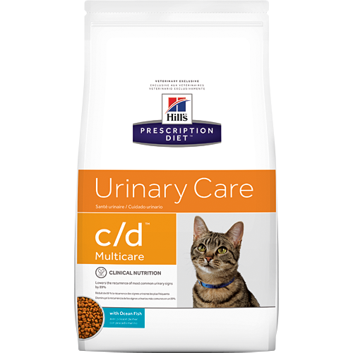Hill's Prescription Diet c/d Multicare Urinary Care сухой диетический, для кошек при профилактике цистита и мочекаменной болезни (МКБ), с рыбой