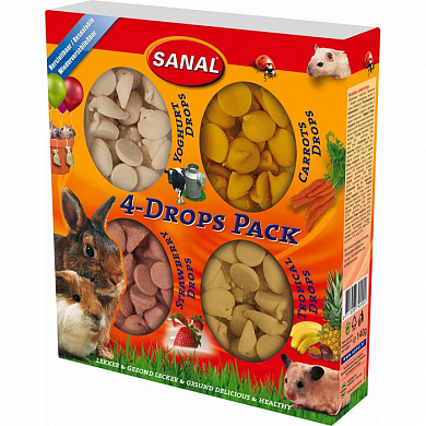 Sanal 4-drops pack лакомство для грызунов 4х35гр