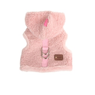 Жилет-шлейка "Медвежонок", нежно-розовый