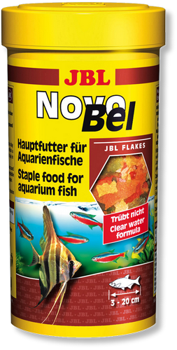 JBL NovoBel - Основной корм в форме хлопьев для всех аквариумных рыб, 100 мл. (16 г.)