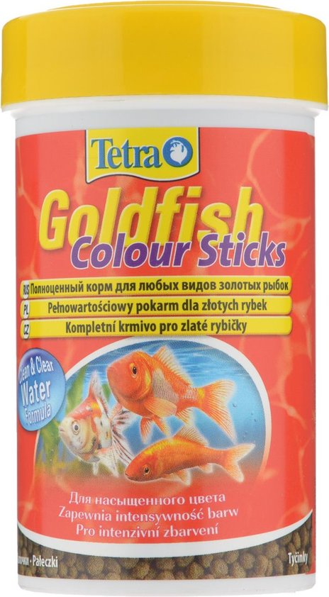 Корм для окраса золотых рыб Tetra Goldfish Colour  100ml хлопья