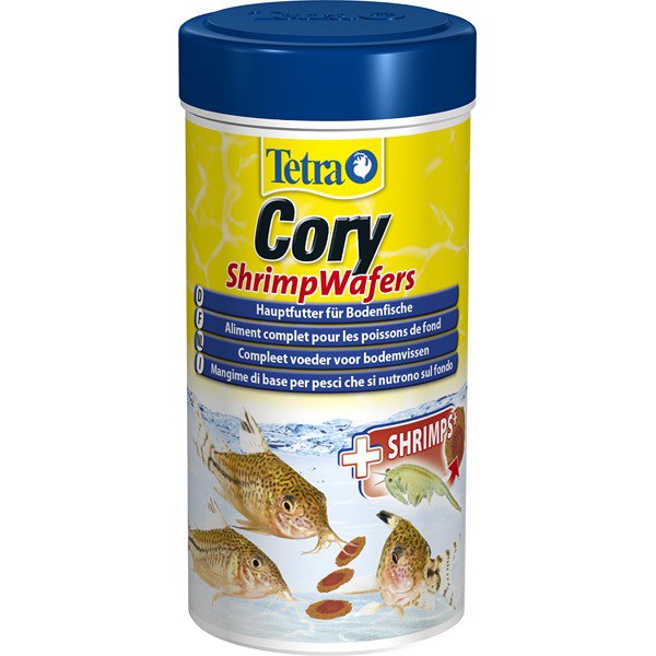 Корм для плекостомусов и коридорасов Tetra Cory Shrimp Wafers 250 мл.