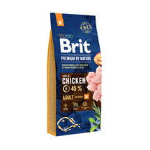 Корм Brit корм для взрослых собак средних пород, Premium by Nature Adult M