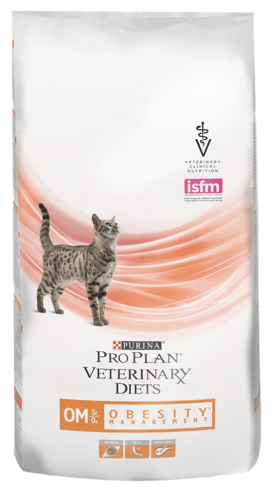 Корм Purina Pro Plan (вет. корма) для кошек при ожирении (OM)