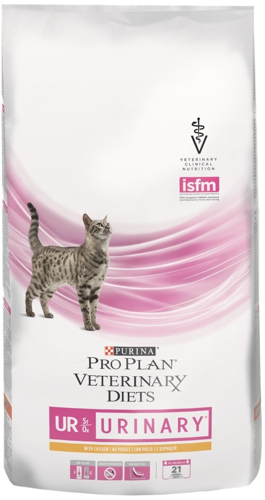 Корм Purina Pro Plan (вет. корма) для кошек при мочекаменной болезни, с курицей (UR ST/OX)