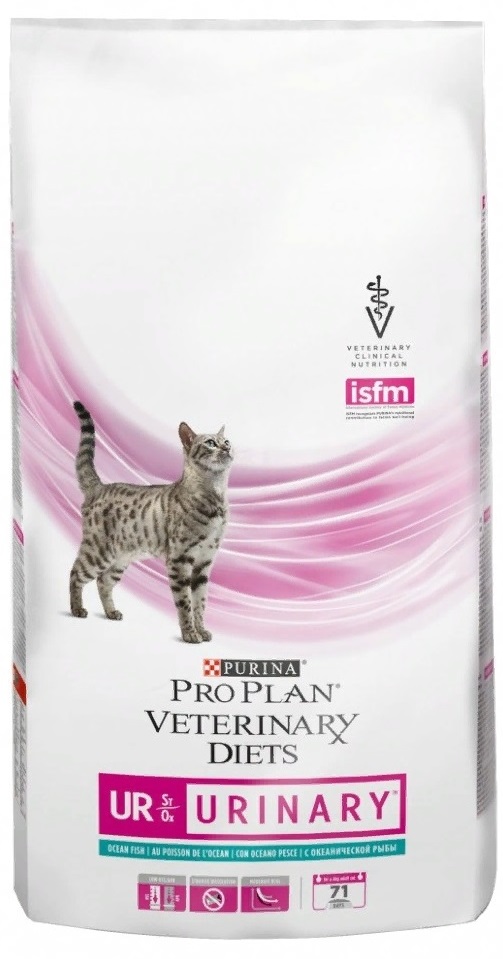 Корм Purina Pro Plan (вет. корма) для кошек при мочекаменной болезни, рыба (UR)