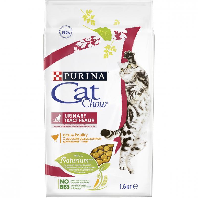 Корм Cat Chow для кошек для профилактики мочекаменной болезни, Urinary Tract Health