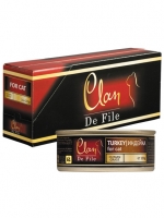 Clan De File консервы для кошек (с индейкой)