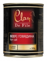 Clan De File консервы для кошек (с  говядиной)