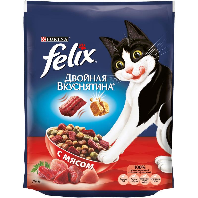 Корм Felix сухой корм для кошек 