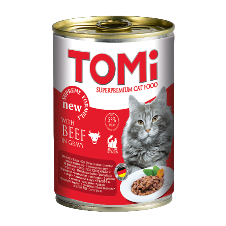 ToMi Консервы для кошек (с говядиной)