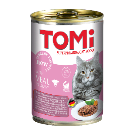 ToMi Консервы для кошек (с телятиной)