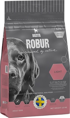 BOZITA ROBUR Light для взрослых собак, склонных к полноте