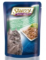 Stuzzy Speciality «con Pollo e Prosciutto» консервы для кошек (с курицей и ветчиной)