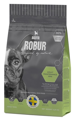 BOZITA ROBUR Adult Maintenance mini для взрослых собак средних и мелких пород с нормальным и высоким уровнем активности
