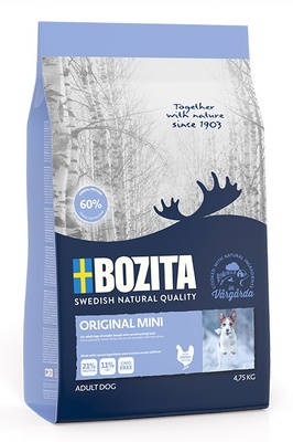 Корм Bozita super premium для взрослых собак мелких пород с нормальным уровнем активности, Original Mini 22/11