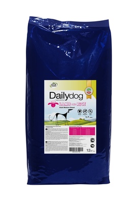 Корм DailyDog для взрослых собак средних пород с ягненком и рисом, ADULT MEDIUM BREED Lamb and Rice