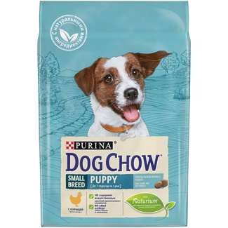 DOG CHOW Для щенков малых и миниатюрных пород с курицей