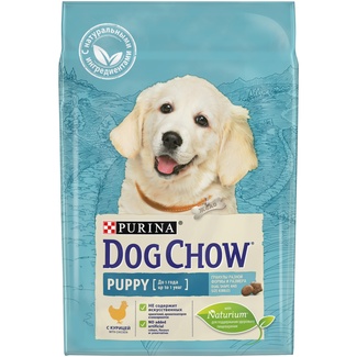 Корм Dog Chow для щенков, с курицей, Puppy Junior