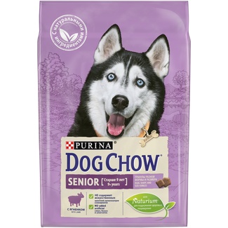Корм Dog Chow для взрослых собак старше 9 лет, с ягненком, Senior