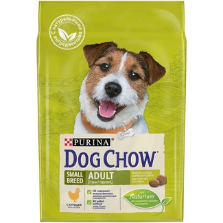 Корм Dog Chow для взрослых собак мелких пород, с курицей