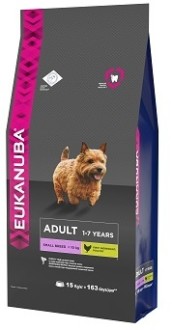 Корм Eukanuba для взрослых собак малых пород, с курицей, Adult Small breed